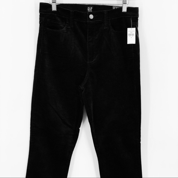 NWT Gap Black Super High Rise True Skinny Ankle Pant Size 30" Rise 11" - Picture 4 of 10